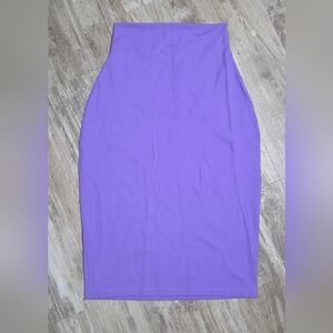Susana Monaco Purple/Violet Stretch Carousel Slim Bodycon Skirt Size XS